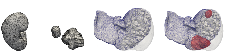Mesh generation from a
vector of implicit surfaces.