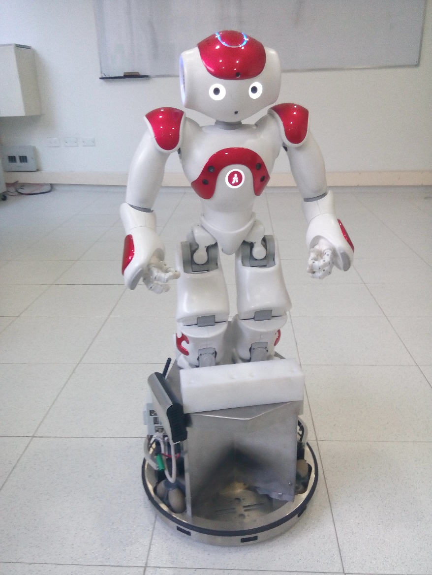 Assistant
robot (NAO plus FESTO Robotino)