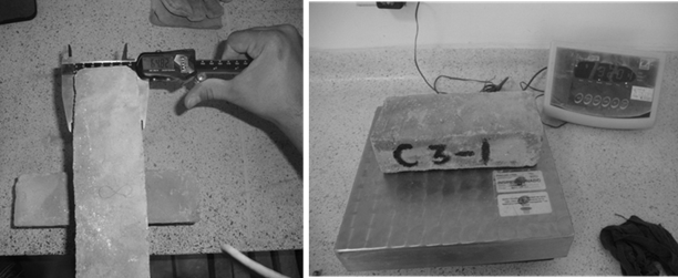 Aplicación de carga en la
maquina universal