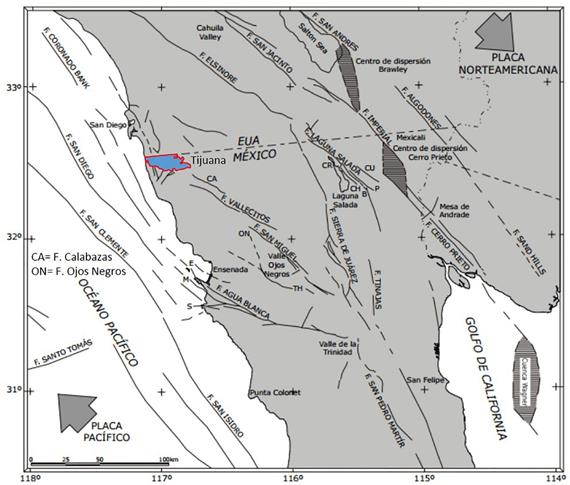 Situación sismotectónica de la ciudad de Tijuana