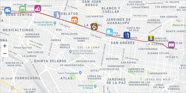 Línea 2 del Siteur (oriente-occidente)