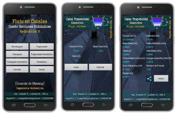 Trapezoidal channel, (Application solution for critical depth)