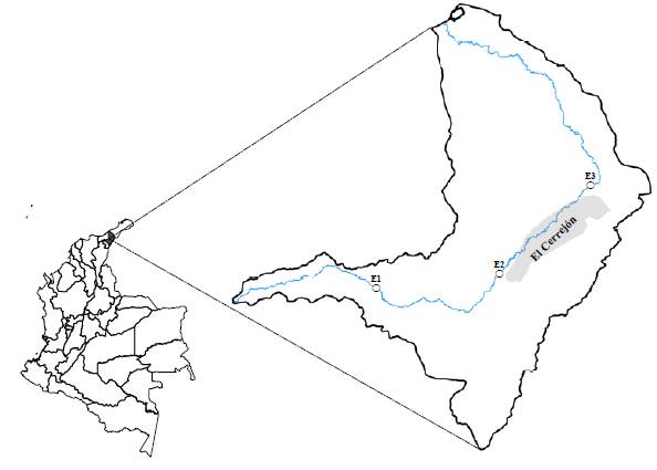 Localización del área de estudio