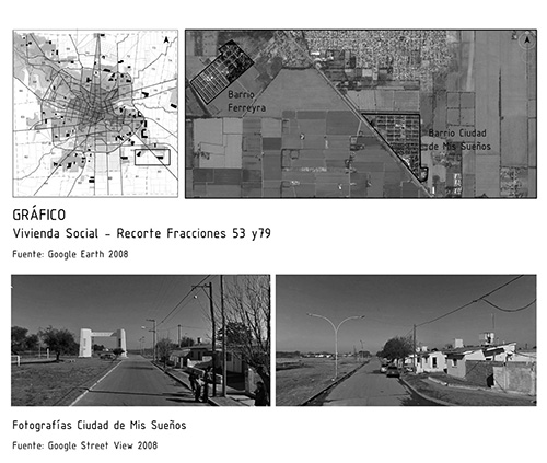 Localizaci&oacute;n de la vivienda social en las Fracciones 53 y 79.