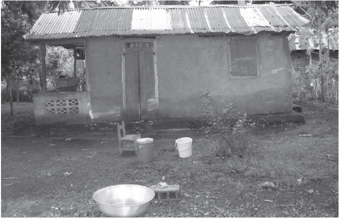 Vivienda rural haitiana.