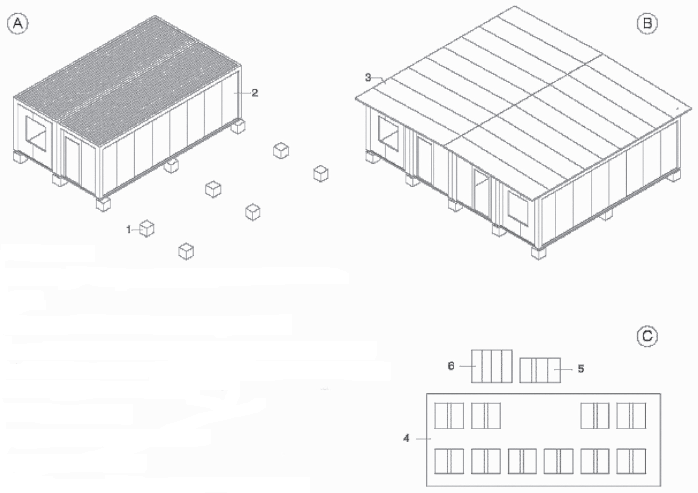 la CRE en Lorca. Alojamientos a partir de casetas de obra.