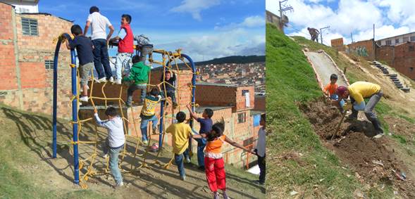Construcción y mejoramiento juegos infantiles