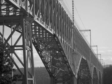 Viaducto del Malleco, 1872. Schneider et Cie. O Le Creusot. Fuente: Fotografía de Pablo Fuentes Hernández.