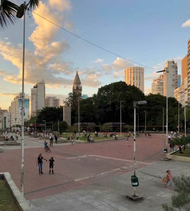 A Pra&ccedil;a Roosevelt na atualidade.