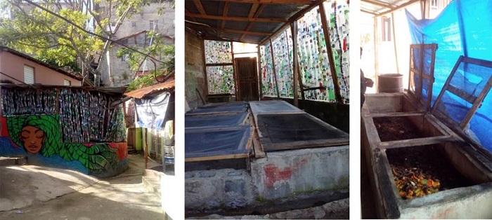 Fotos del &uacute;nico puesto de lombricultura todav&iacute;a en vigencia en 2016.