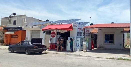 Uso mixto de vivienda y comercio. 