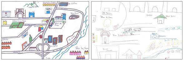 Mapas mentales de Temuco con “representaciones detalladas” de la ciudad.