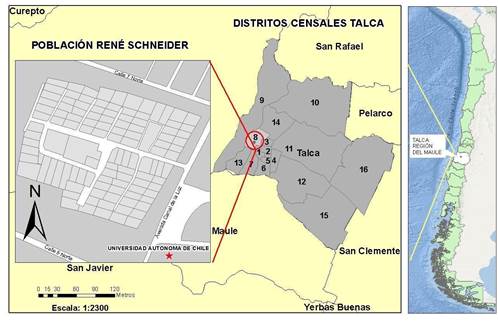 Ubicaci&oacute;n del caso de estudio. 