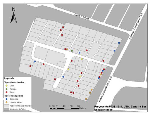 Actividades econ&oacute;micas Poblaci&oacute;n Ren&eacute; Schneider. 