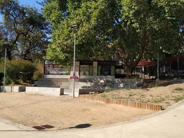 Imagen frontal del parque post-remodelaci&oacute;n.