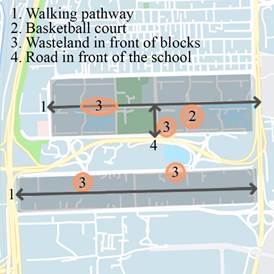 A sample of mapping residential community, Sadra residential community, Tehran. 