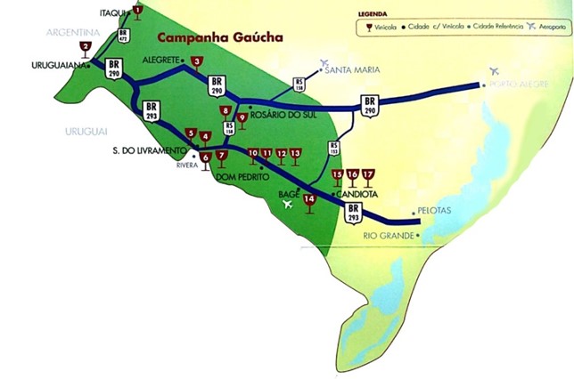  Local das Vinícolas da Campanha Gaúcha