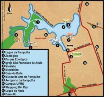 Atrativos
Tur&iacute;sticos e Servi&ccedil;os &ndash; Polo Pampulha