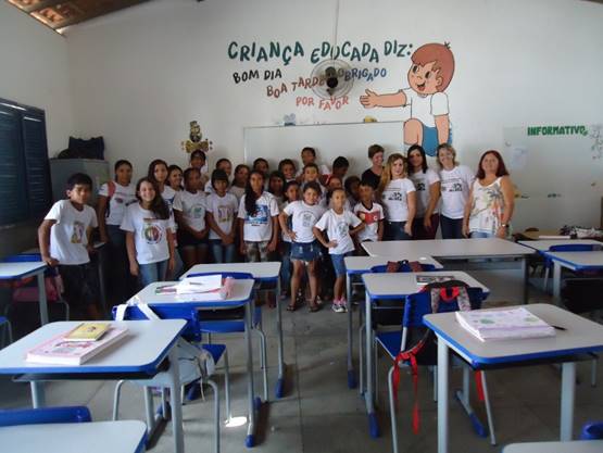 Encerramento dos encontros com a turma da Escola Prof. Joo Campos