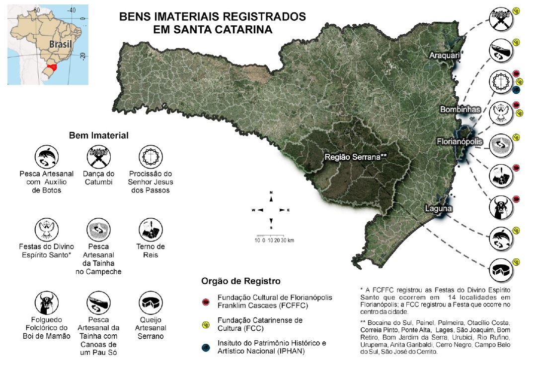 Bens imateriais registrados em Santa Catarina at 2020