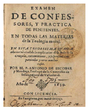 Portada Examen de confessores y practica de penintentes. (Biblioteca Marqu&eacute;s de Valdecilla (UCM): BH DER 13809)