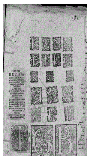 Capitulares (AGN. Procesos, n&uacute;m.179919, fol. 192r)