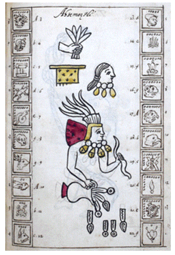 Kalendario Mexicano Latino y Castellano, MS 1628, f. 98r