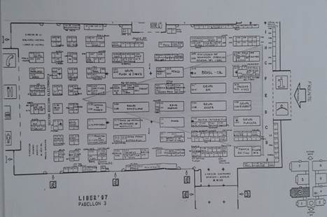 Plano de LIBER97, celebrado en el Pabelln 3 de IFEMA, en el parque ferial Juan Carlos I de Madrid 
