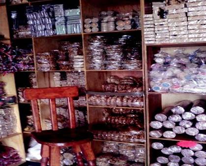 Diversos productos de amaranto de la agroindustria familiar Casahuates.