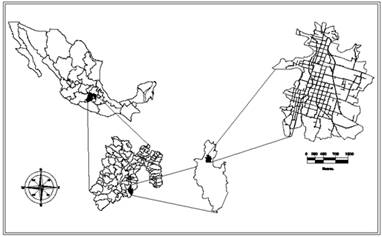 Ubicaci&oacute;n del tianguis de Malinalco, Estado de M&eacute;xico.