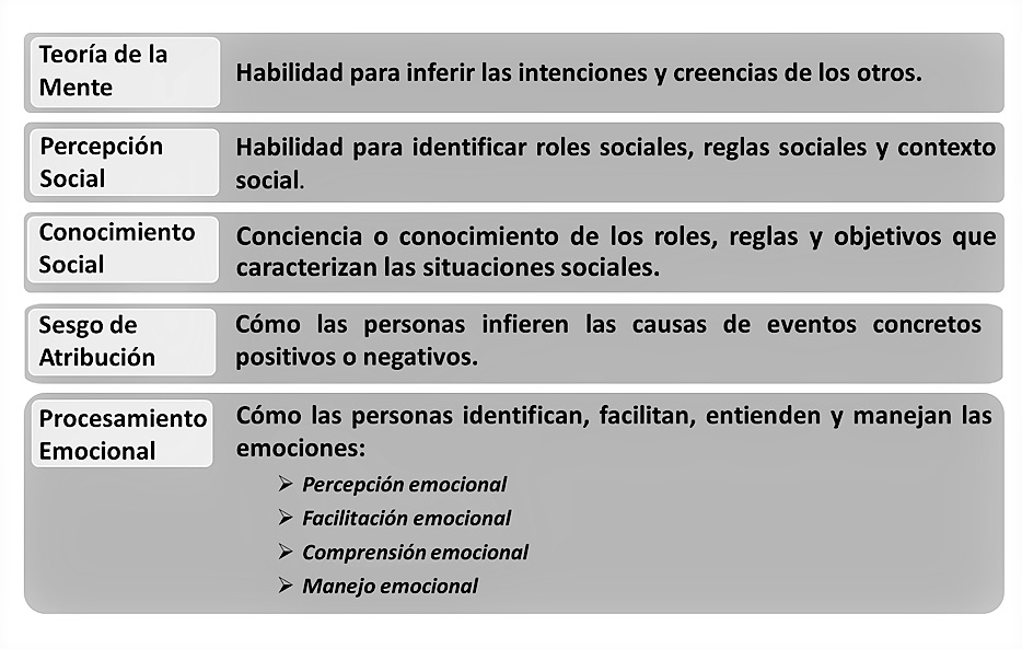 Dominios de la cognición social