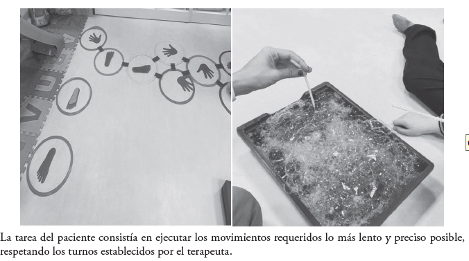 Ejemplo de tarea utilizada en Terapia Ocupacional para favorecer los procesos de inhibici�n motora y regulaci�n conductual