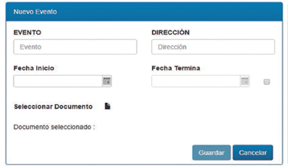 Edición de eventos de evaluación de producto. 
