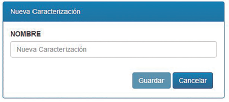 Registro de nueva característica. 