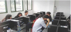 Ubicación de los estudiantes en las salas de Informática.