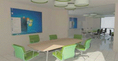 Sala exclusiva para la realización de entrevistas.
