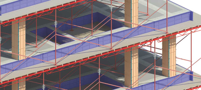 Secci&oacute;n del Modelo BIM 3D.