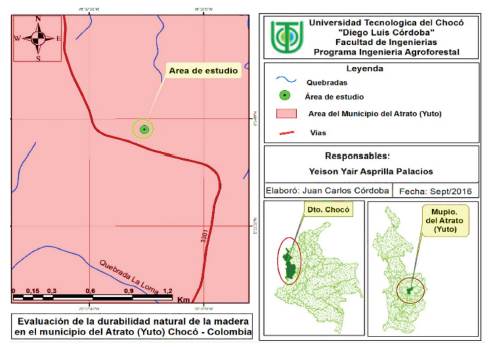 Localización del área de estudio. 