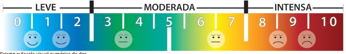 Escala visual numérica de dor