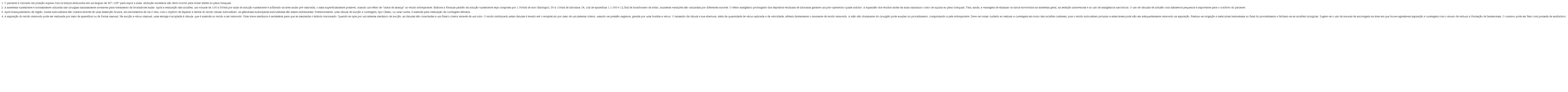 Técnica da cirurgia de curetagem com
                            aspiração