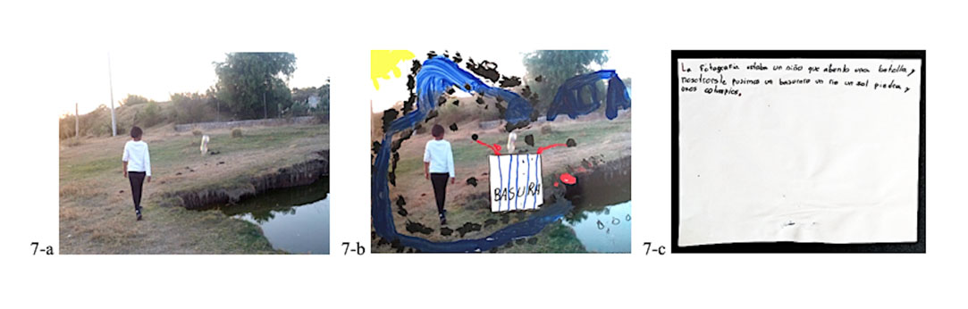 intervenci&oacute;n fotogr&aacute;fica sobre la contaminaci&oacute;n