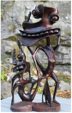 Shetani do artista Kashmiri na galeria Tanzanian Fine Art.60