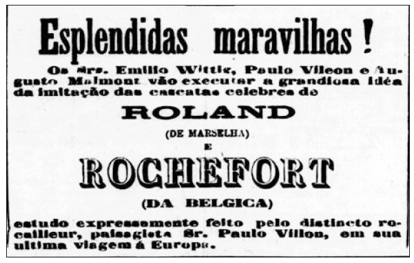 An&uacute;ncio do Jornal do Commercio de domingo, 25 de janeiro de 1874.