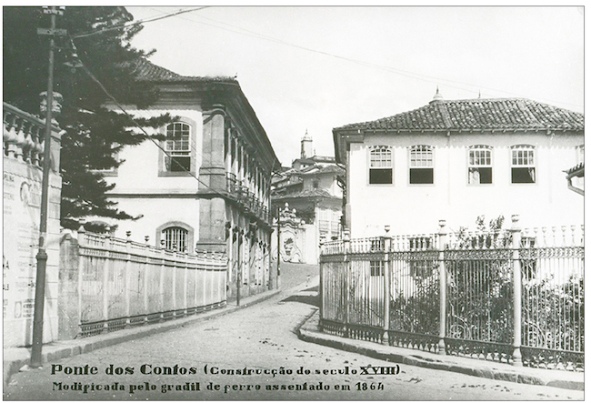 Ponte dos Contos antes das interven&ccedil;&otilde;es da IMN, s/d. Fotografia de Luiz Fontana. Acervo do Arquivo Central do IPHAN, Se&ccedil;&atilde;o Rio de Janeiro.
