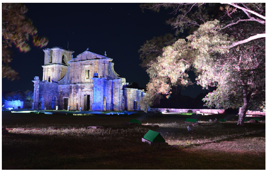 Som e Luz de São Miguel das Missões. Prefeitura Municipal de São Miguel das Missões. Fotografia: Marconi Flach, 2016.