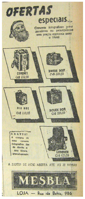 Anúncio da Mesbla: Ofertas Especiais.