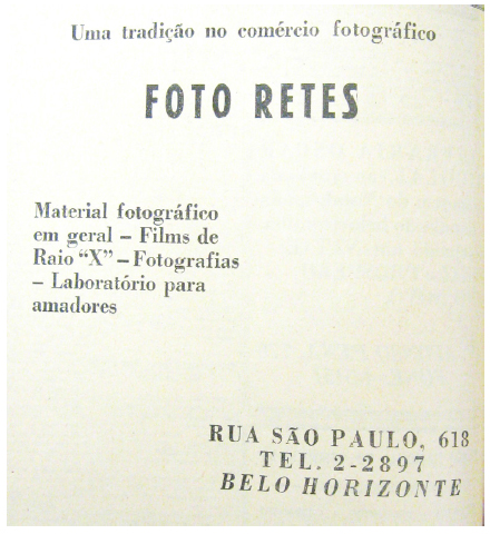 Anúncio Foto Retes. 