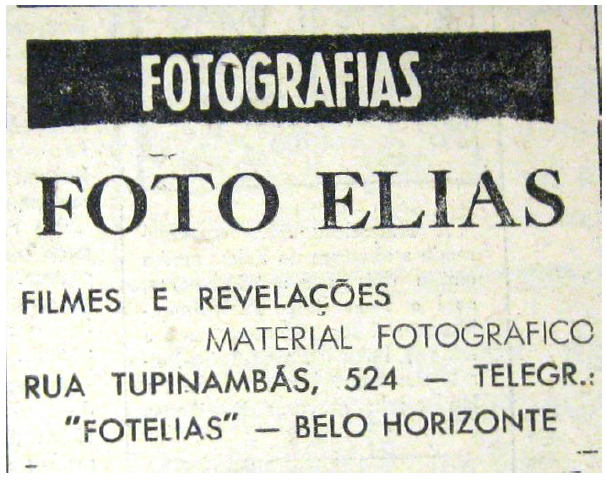 Anúncio Foto Elias. 