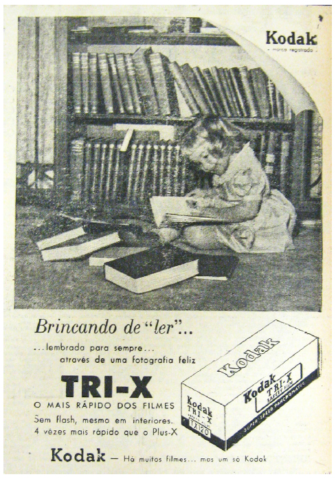 Anúncio do filme Tri-X (Kodak). 