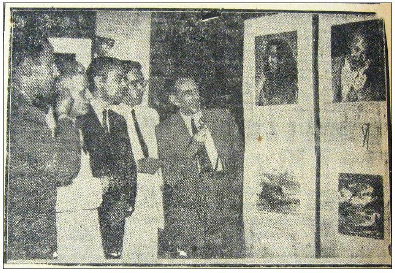 (acima) - Encerramento do I Salão Mineiro de Arte Fotográfica (1951/52).